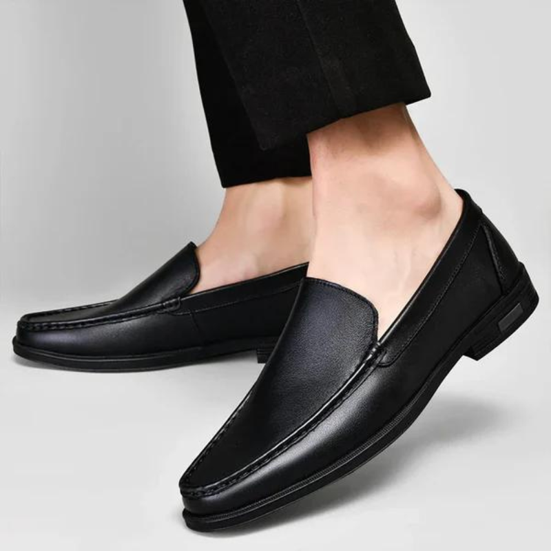 Valdemir – Mocasines slip-on de cuero sintético en estilo elegante para negocios y ocio