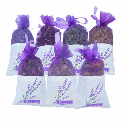 Aromatisches Duft-Säckchen Set – Pflanzliche Trockenblumen für Haus, Büro & Schrank