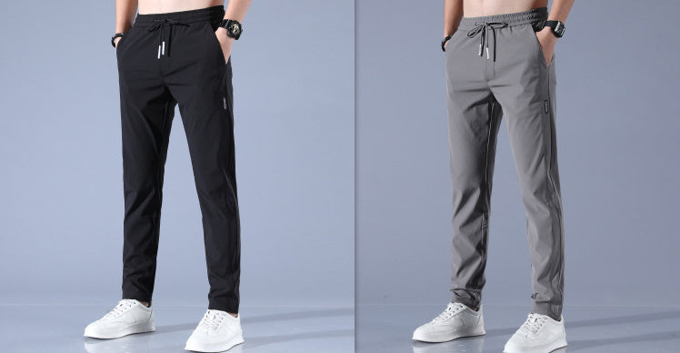 Herren Jogginghose Slim Fit mit Reißverschlusstaschen