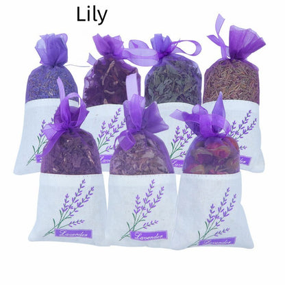 Aromatisches Duft-Säckchen Set – Pflanzliche Trockenblumen für Haus, Büro & Schrank