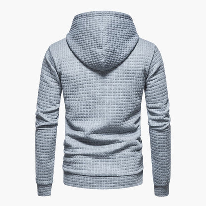 Herren Kapuzenpullover Kariert – Moderner Freizeit-Hoodie für Alltag und Sport