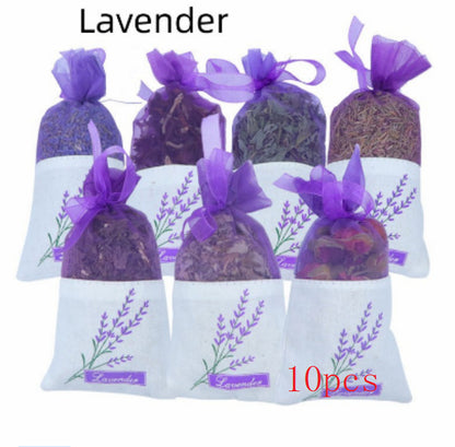 Aromatisches Duft-Säckchen Set – Pflanzliche Trockenblumen für Haus, Büro & Schrank