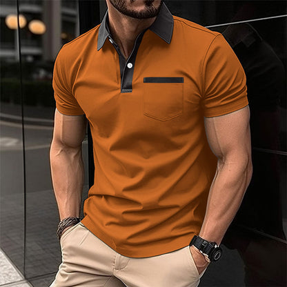 Stewart – Camiseta polo ajustada y moderna de manga corta