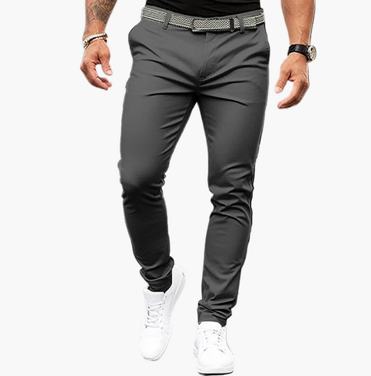 Herren Slim Fit Freizeithose – Stilvolle Business & Casual Chino