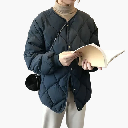 Giacca da mezza stagione imbottita da donna design trapuntato Casual & Moderna – Perfetta per tutti i giorni e tempo libero