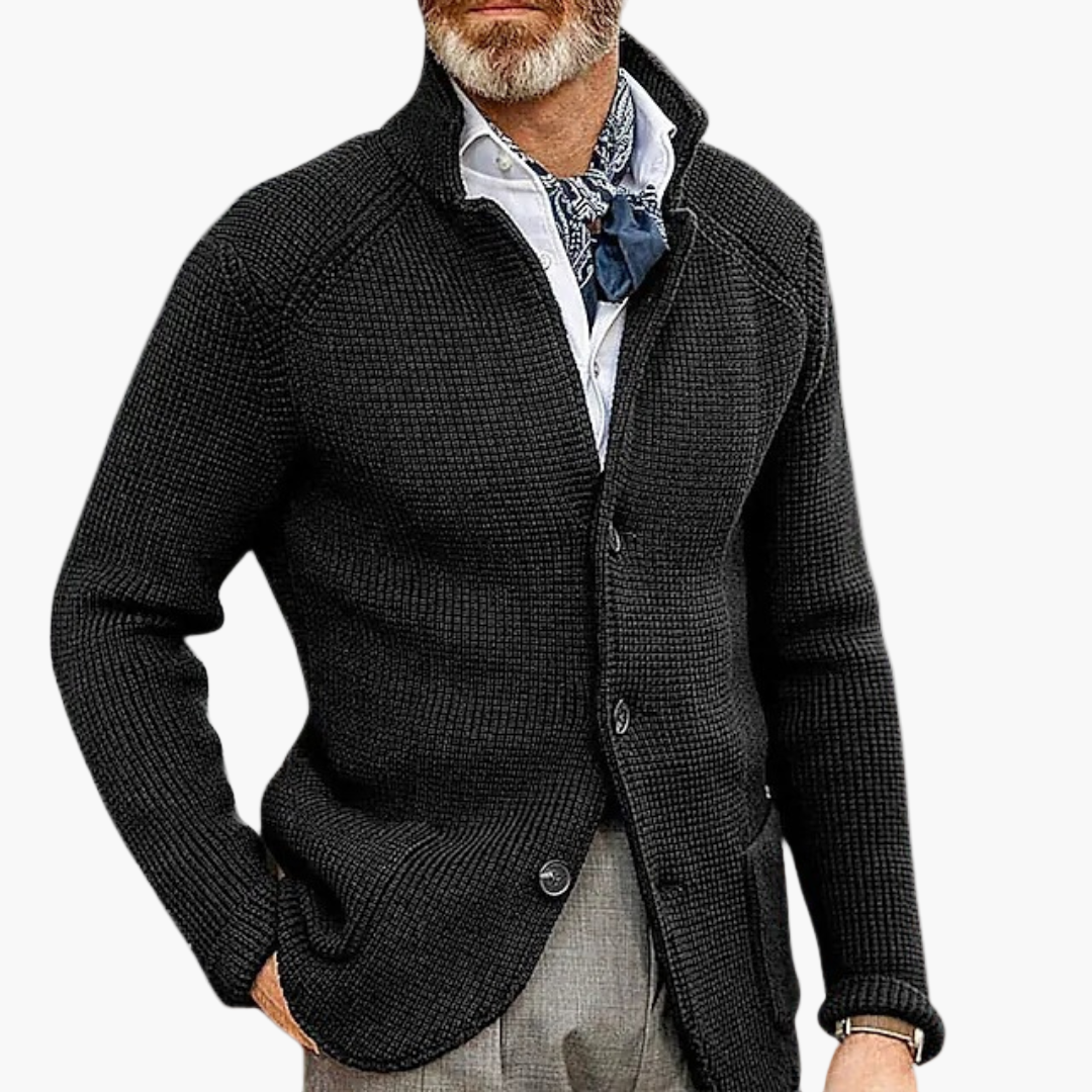 Herren Strickjacke – Klassischer Cardigan für Business & Freizeit, Stilvoller Komfort