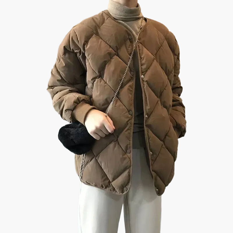 Giacca da mezza stagione imbottita da donna design trapuntato Casual & Moderna – Perfetta per tutti i giorni e tempo libero