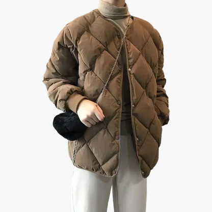 Giacca da mezza stagione imbottita da donna design trapuntato Casual & Moderna – Perfetta per tutti i giorni e tempo libero