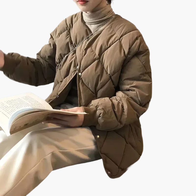 Giacca da mezza stagione imbottita da donna design trapuntato Casual & Moderna – Perfetta per tutti i giorni e tempo libero