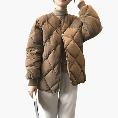 Giacca da mezza stagione imbottita da donna design trapuntato Casual & Moderna – Perfetta per tutti i giorni e tempo libero
