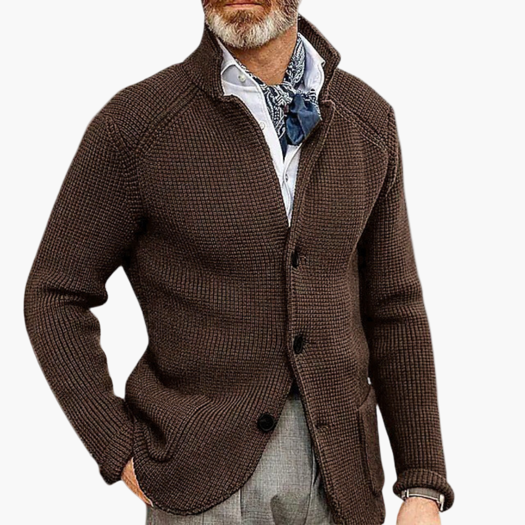 Herren Strickjacke – Klassischer Cardigan für Business & Freizeit, Stilvoller Komfort