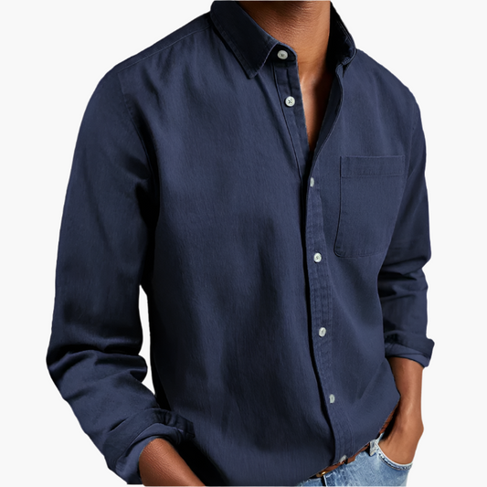 Herren Freizeit Hemd – Klassisches Button-Down Shirt für Alltag und Büro
