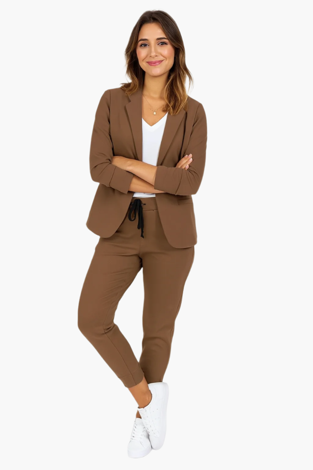 Damen Business Jogginganzug Set – Blazer & Hose für Büro, Alltag und Events