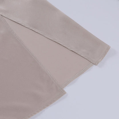 Dam Aftonklänning med omlotturringning och slits – Elegant maxiklänning för festliga tillfällen