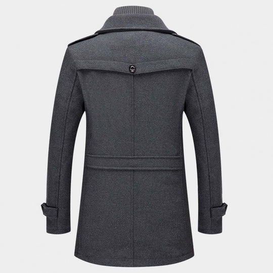 Herren Wintermantel Elegant Zweiteilig – Stilvolle Business- und Freizeitjacke