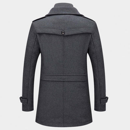 Herren Wintermantel Elegant Zweiteilig – Stilvolle Business- und Freizeitjacke
