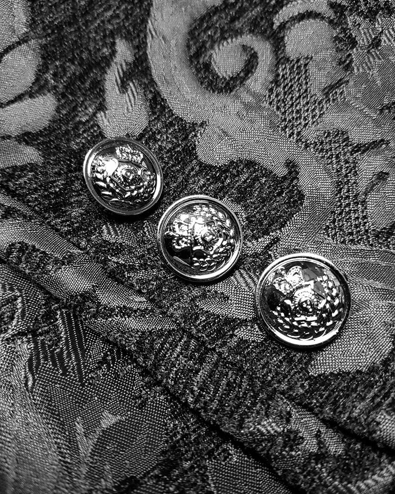 Heren Victoriaanse frak met brokaatpatroon – elegant kostuum voor feestelijke gelegenheden