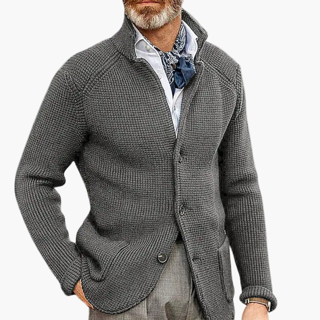 Herren Strickjacke – Klassischer Cardigan für Business & Freizeit, Stilvoller Komfort