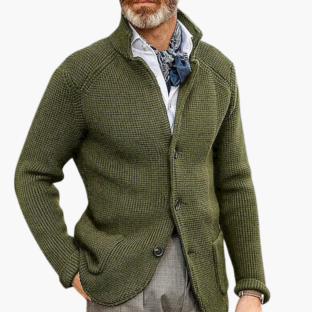 Herren Strickjacke – Klassischer Cardigan für Business & Freizeit, Stilvoller Komfort