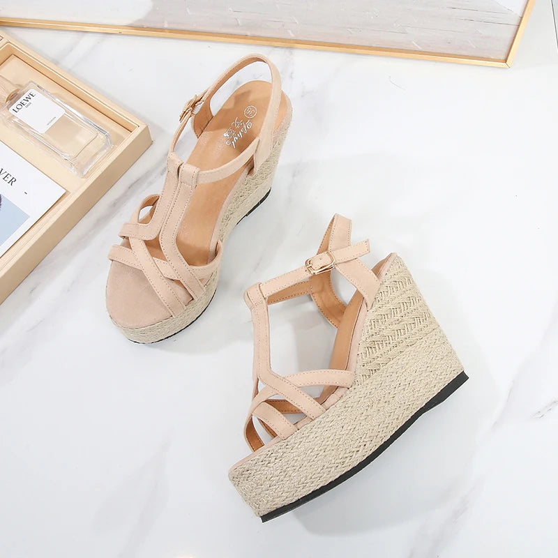 Alice- Plateau High Heels Sandale