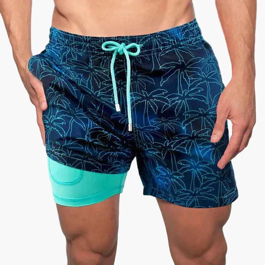 Herren Badeshorts mit Innenkompression – Moderne Badehose für Strand & Sport