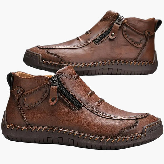 Herren Freizeitschuhe mit Reißverschluss – Bequeme Alltagsschuhe im modernen Stil