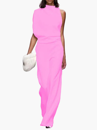 Mono elegante de una pieza para mujer con pierna ancha – Diseño moderno para día a día y eventos