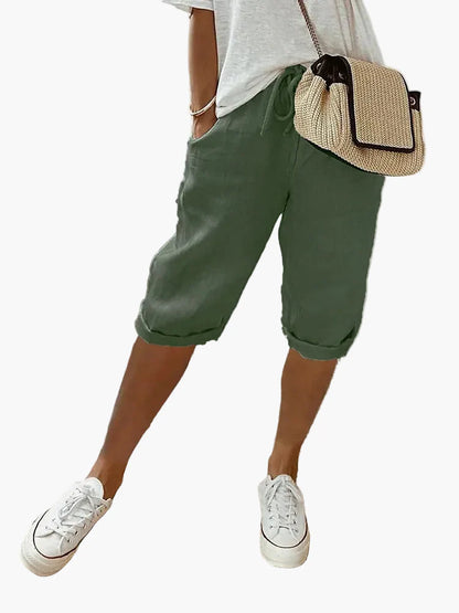 Dam bermudashorts med dragsko – Avslappnad & bekväm för fritid och semester