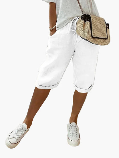 Dam bermudashorts med dragsko – Avslappnad & bekväm för fritid och semester