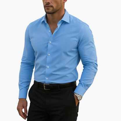 Camisa business casual para hombre – Estilo clásico para oficina y uso diario