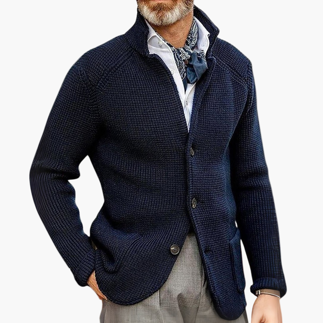 Herren Strickjacke – Klassischer Cardigan für Business & Freizeit, Stilvoller Komfort