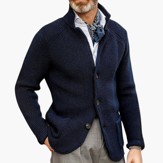 Herren Strickjacke – Klassischer Cardigan für Business & Freizeit, Stilvoller Komfort