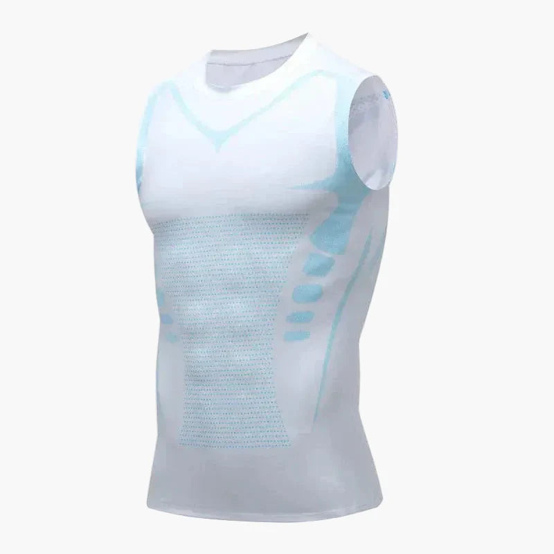 Heren compressie tanktop voor sport en houdingscorrectie – Figuurvormend shapewear onderhemd