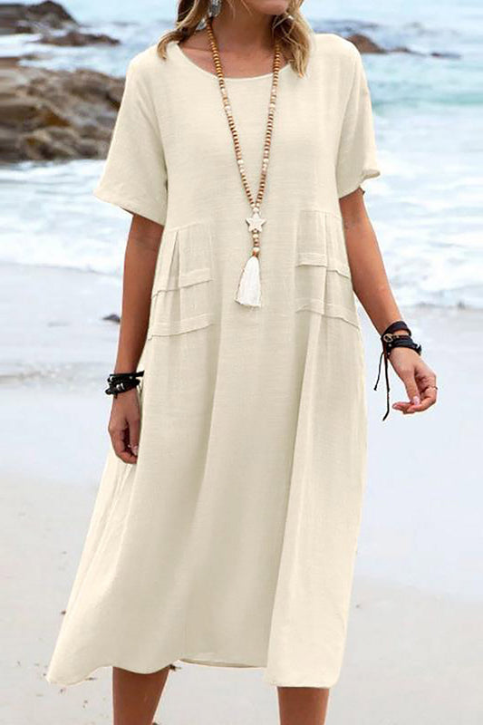 Virgina - Lässiges Kleid in Lockerer Passform