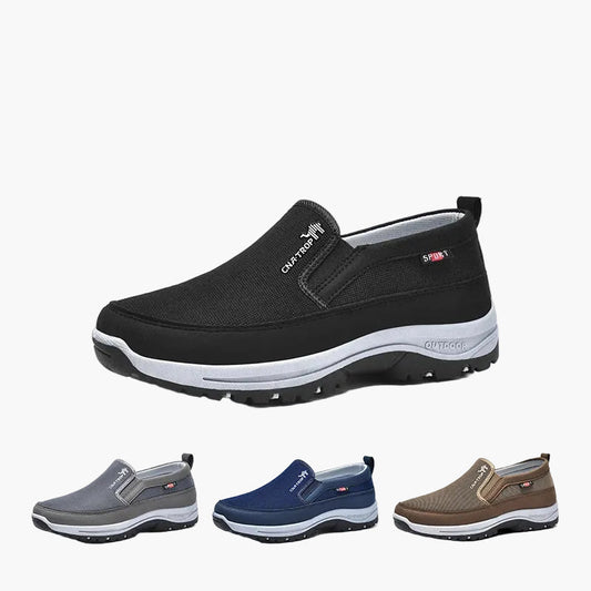 Heren Ortho Comfort Slip-On Sneakers – Comfortabele orthopedische vrijetijdsschoenen voor dagelijks gebruik & wandelingen