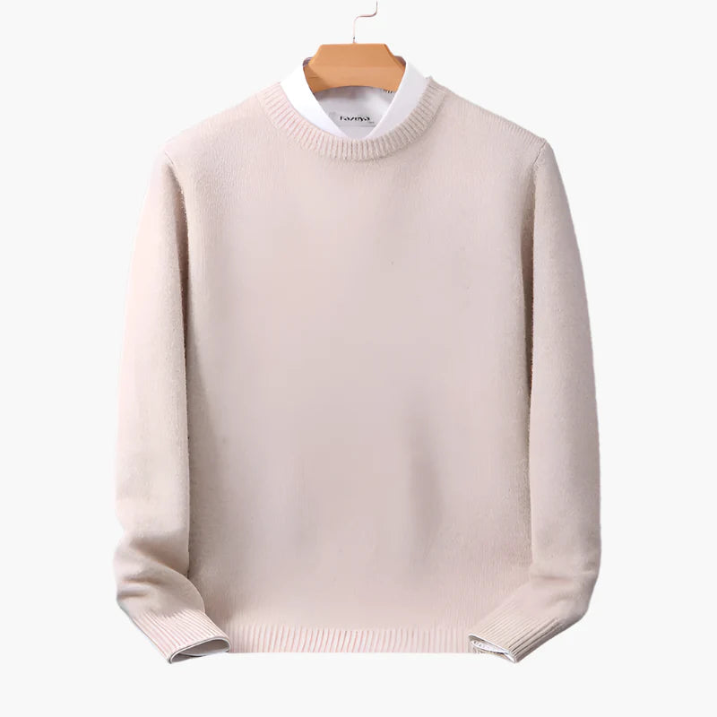 Herren Business Pullover mit Kragen – Eleganter Strickpullover für Büro & Alltag