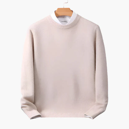 Herren Business Pullover mit Kragen – Eleganter Strickpullover für Büro & Alltag