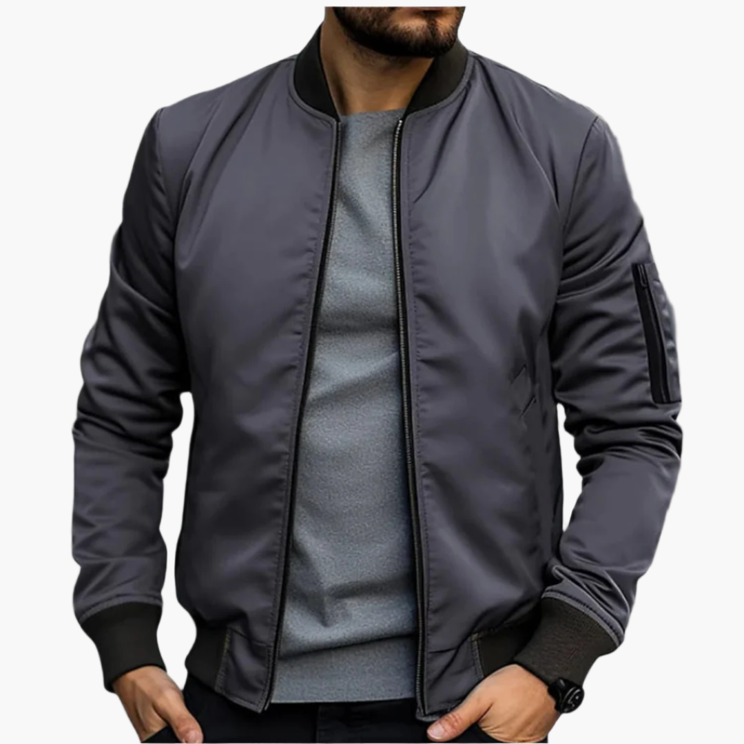 Herren Bomberjacke Übergangsjacke – Moderner Casual-Look für Alltag & Freizeit