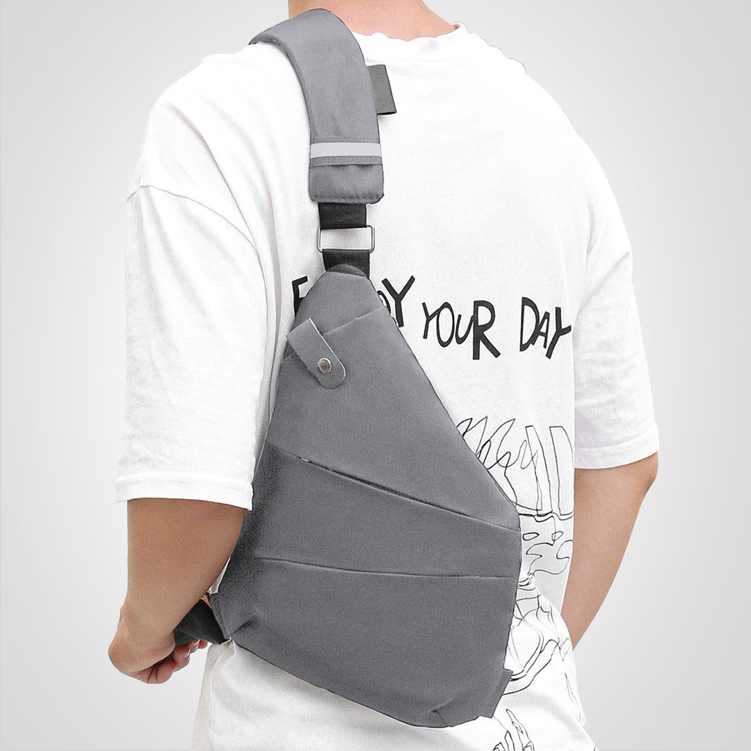 SecureSling - Stylische Diebstahlsichere Brusttasche