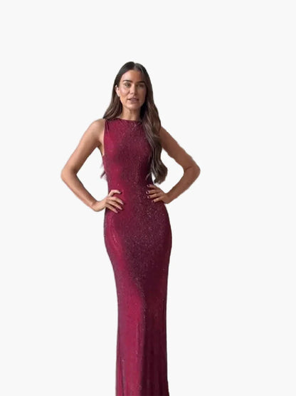 Vestido de noche elegante para mujer, bodycon y ajustado para ocasiones festivas