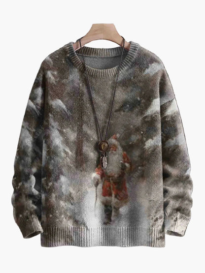 Damen Weihnachtspullover mit festlichen 3D-Stickereien – Ideal für die Feiertage, Party & Winter