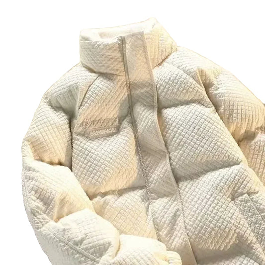 Damen & Herren Winter Steppjacke mit Stehkragen – Trendige Freizeitjacke für Paare