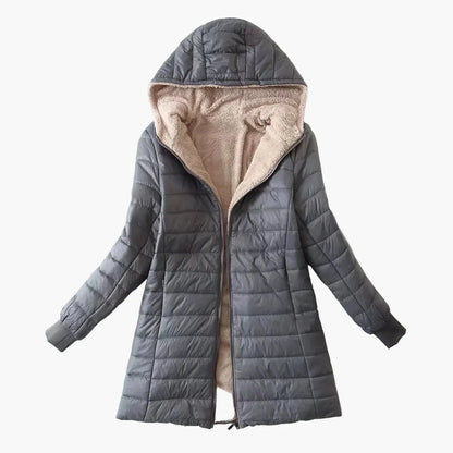 Damen Winter Steppjacke mit Kapuze – Modisch & Warm für Alltag und Freizeit