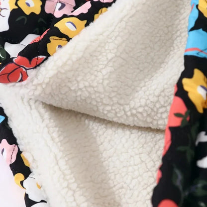 Giacca trapuntata boho da donna con motivo floreale – Giacca primaverile casual per tempo libero e vacanze