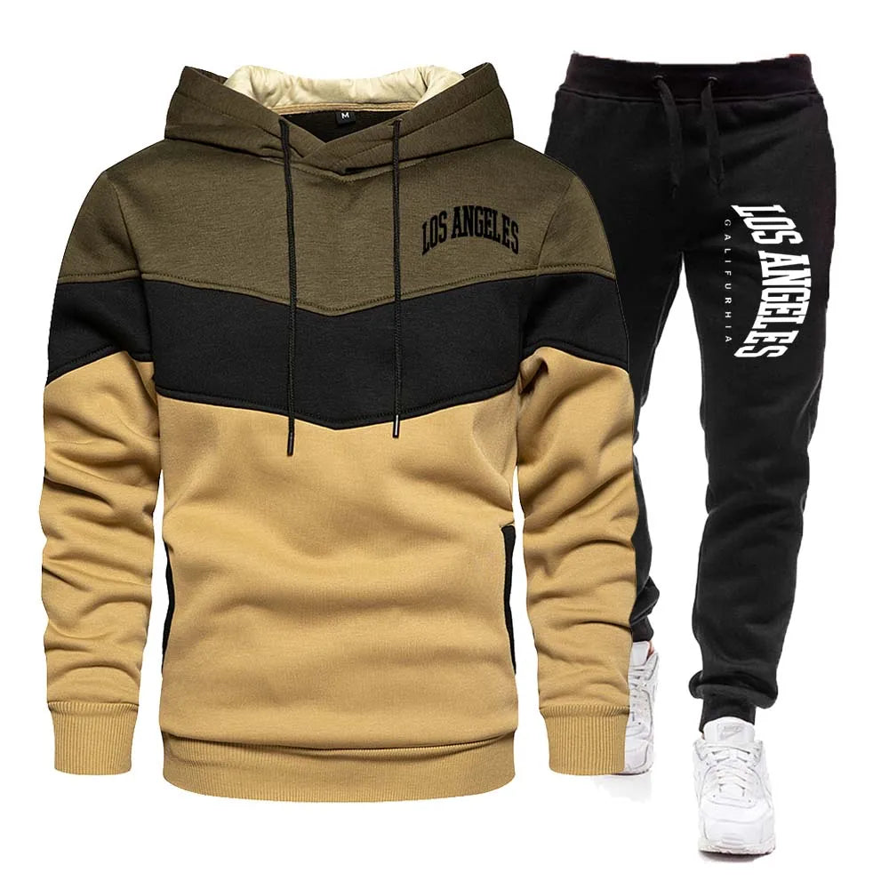 Melvin - Trainingspak set met capuchonsweatshirt en joggingbroek voor mannen