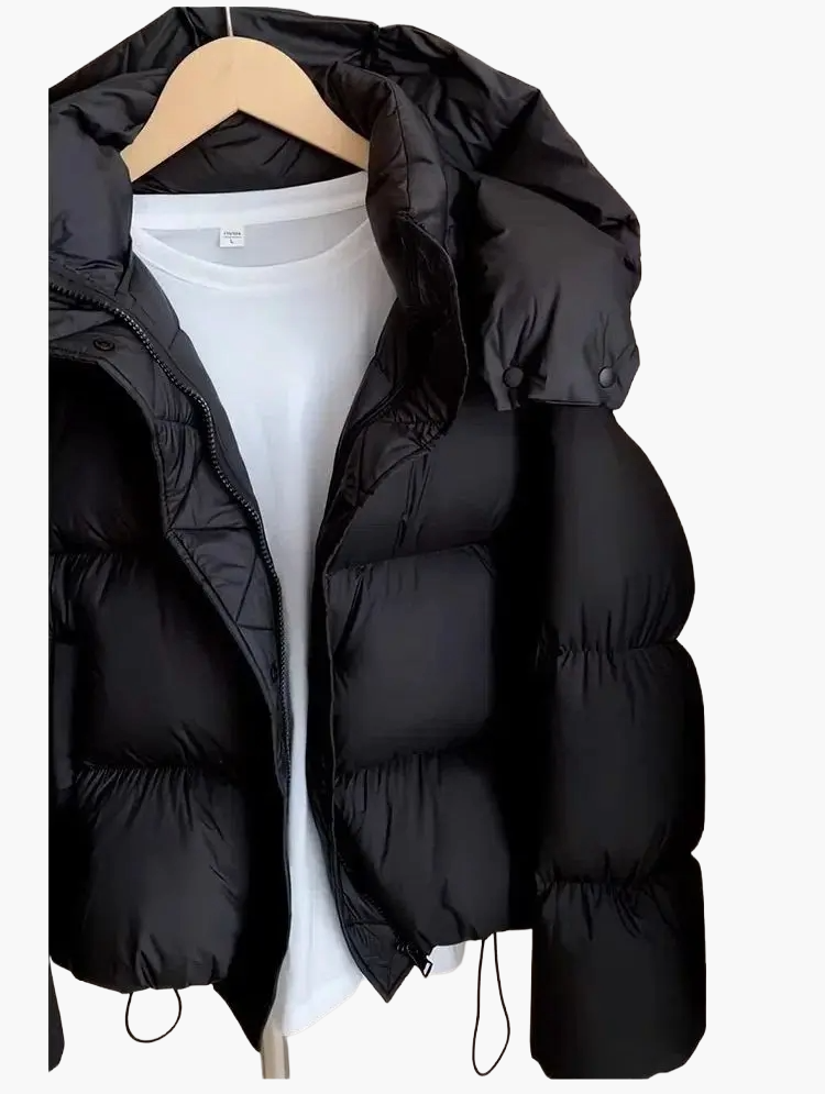 Damen Steppjacke Winter Kapuzenjacke Warm Gepolstert Freizeit Outdoor