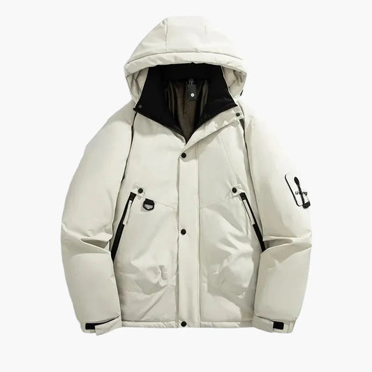 Herren Winter Outdoor Steppjacke mit Kapuze – Modischer, Alltagstauglicher Thermo-Parka für Herbst und Winter