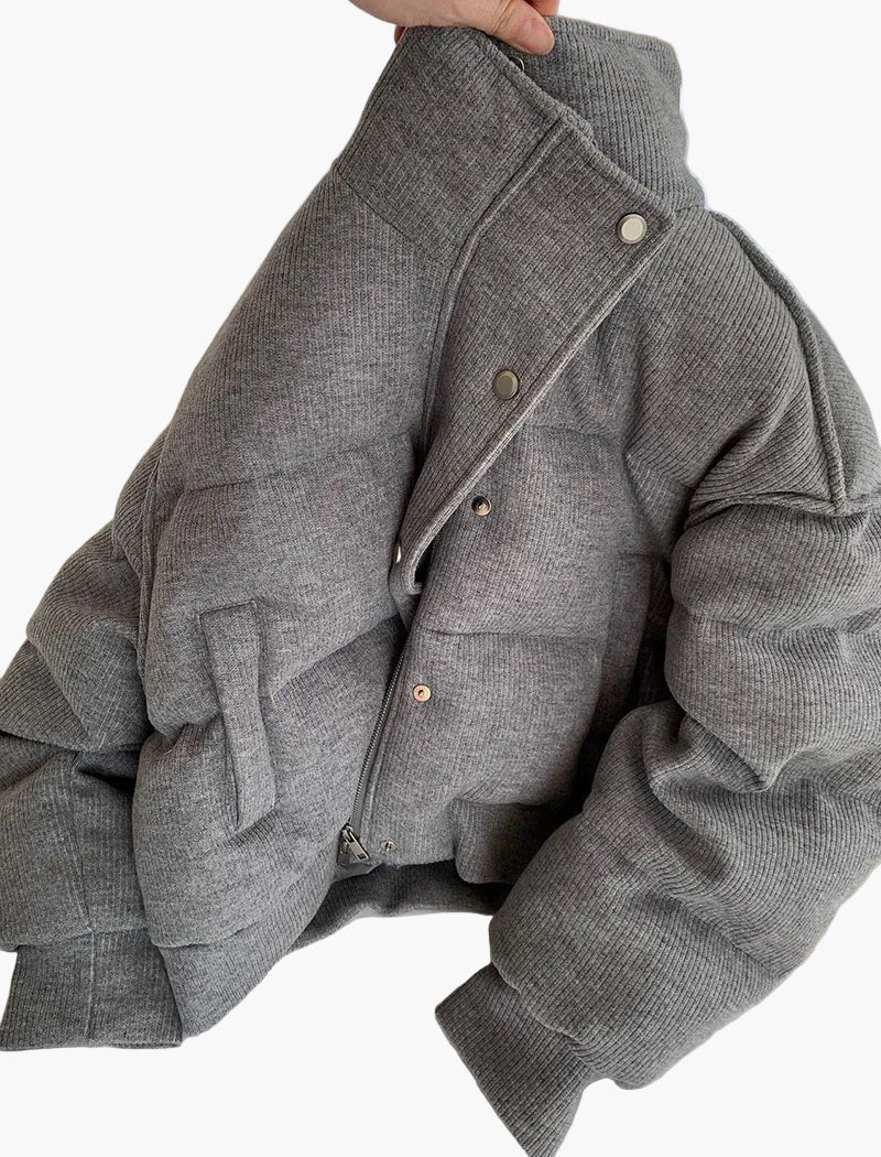 Dames vrijetijds steppjack in oversize-look – Modieuze overgangsjas voor dagelijks gebruik en streetstyle