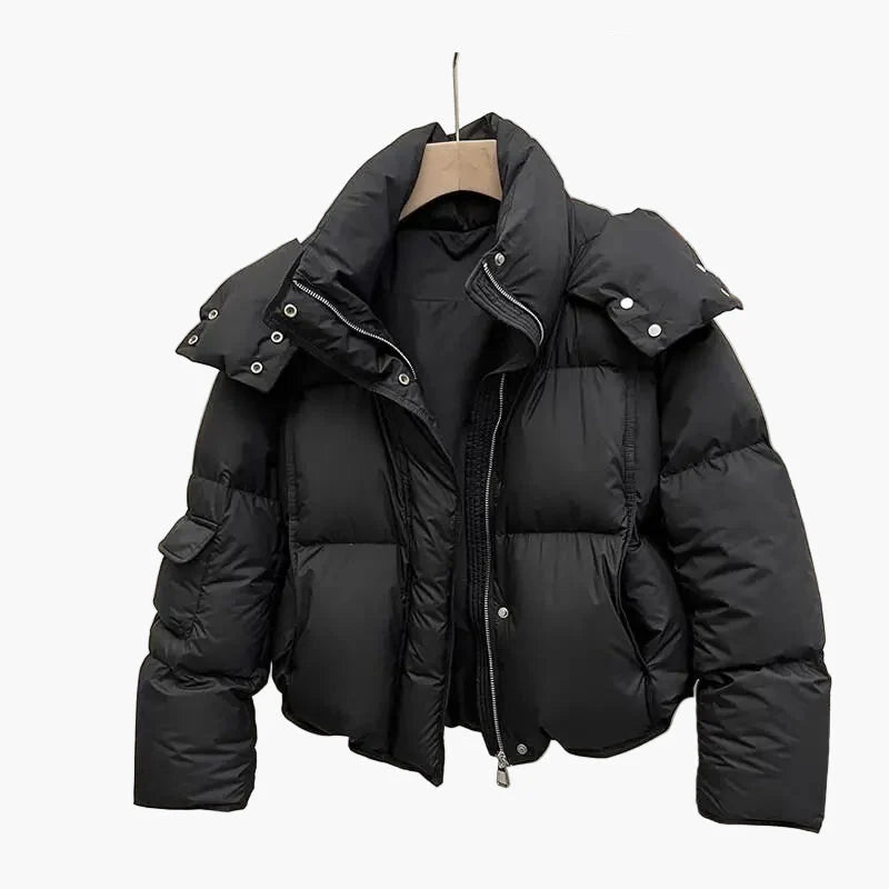 Damernas korta vinter quiltade jacka – Moderiktig övergångsjacka för vardag och fritid