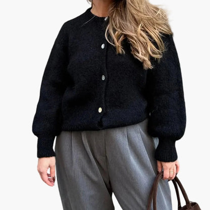 Cardigan da donna in stile casual per tutti i giorni e ufficio